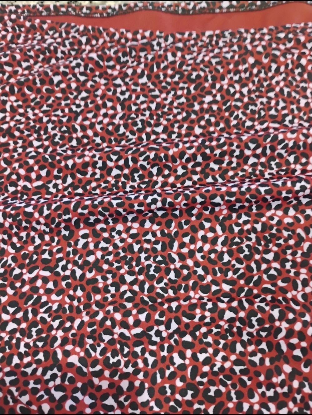 Amazon Essentials Red Patterned High-Waist Swim Bottom - Picture 8 of 11
